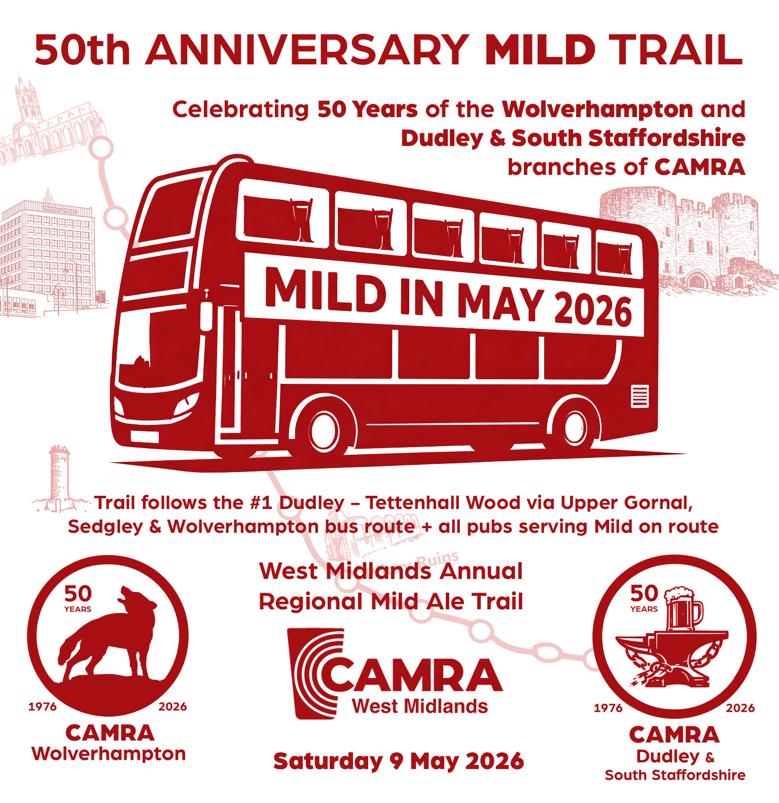 Photo from the West Midlands CAMRA regional Mild in May trail