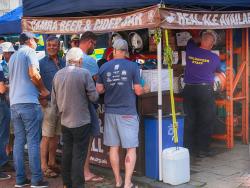 Photo from the CAMRA Bar at Faversham Hop Festival