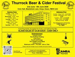 Photo from the Thurrock Beer & Cider Festival 2026