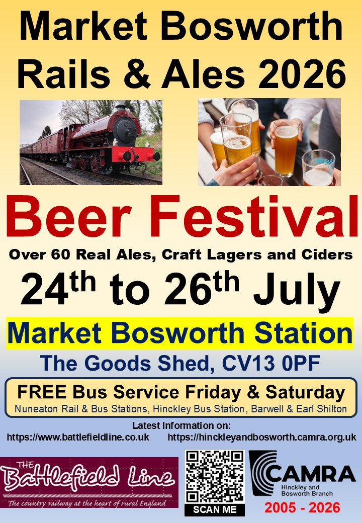 Photo from the Market Bosworth Rails and Ales Festival