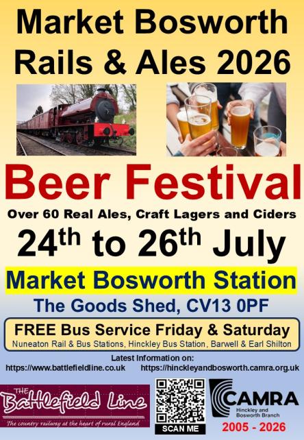 Market Bosworth Rails and Ales Festival