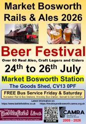 Photo from the Market Bosworth Rails and Ales Festival