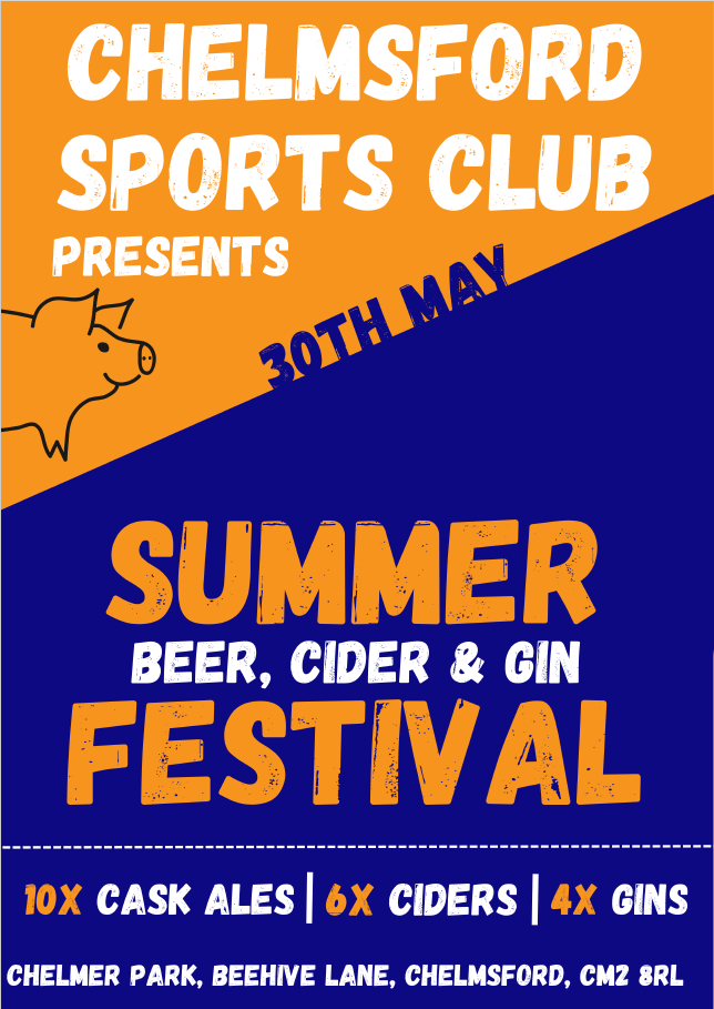 Photo from the Chelmsford Sports Club Summer Beer, Cider and Gin Festival