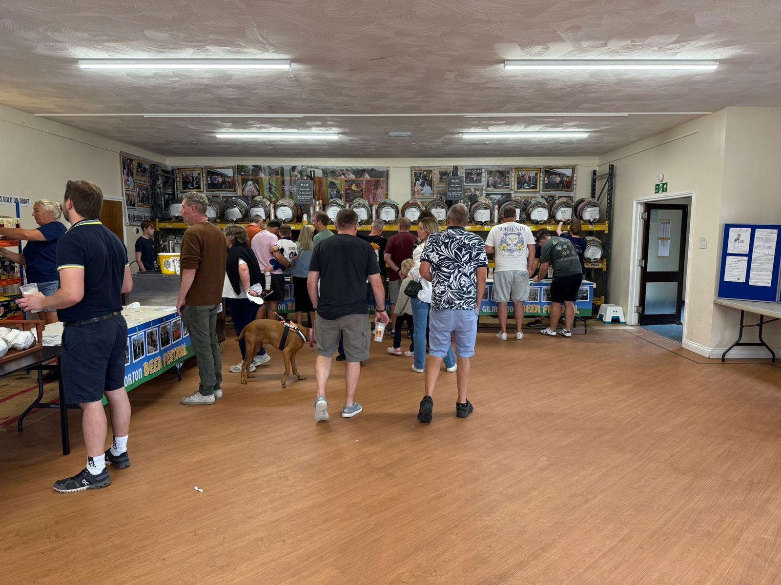 Photo from the Gilmorton Beer Festival