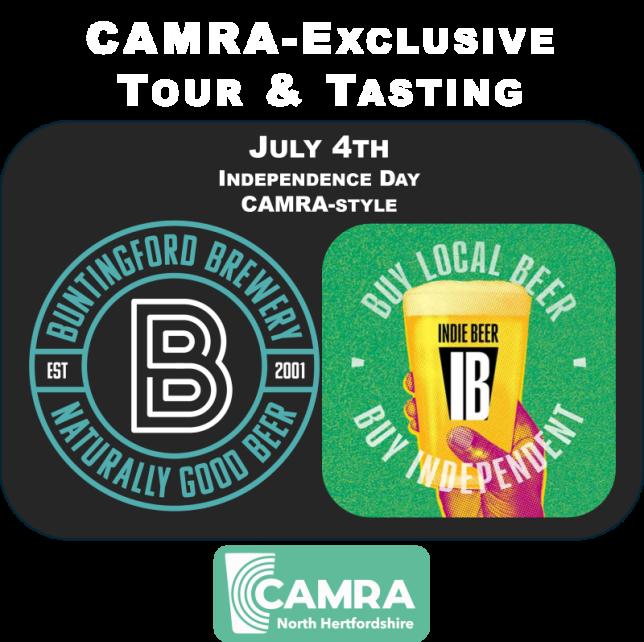 Bunting Brewery 'Independence Day' Tour & Tasting