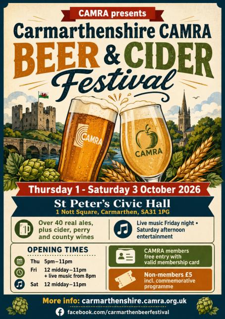 Carmarthenshire CAMRA Beer & Cider Festival