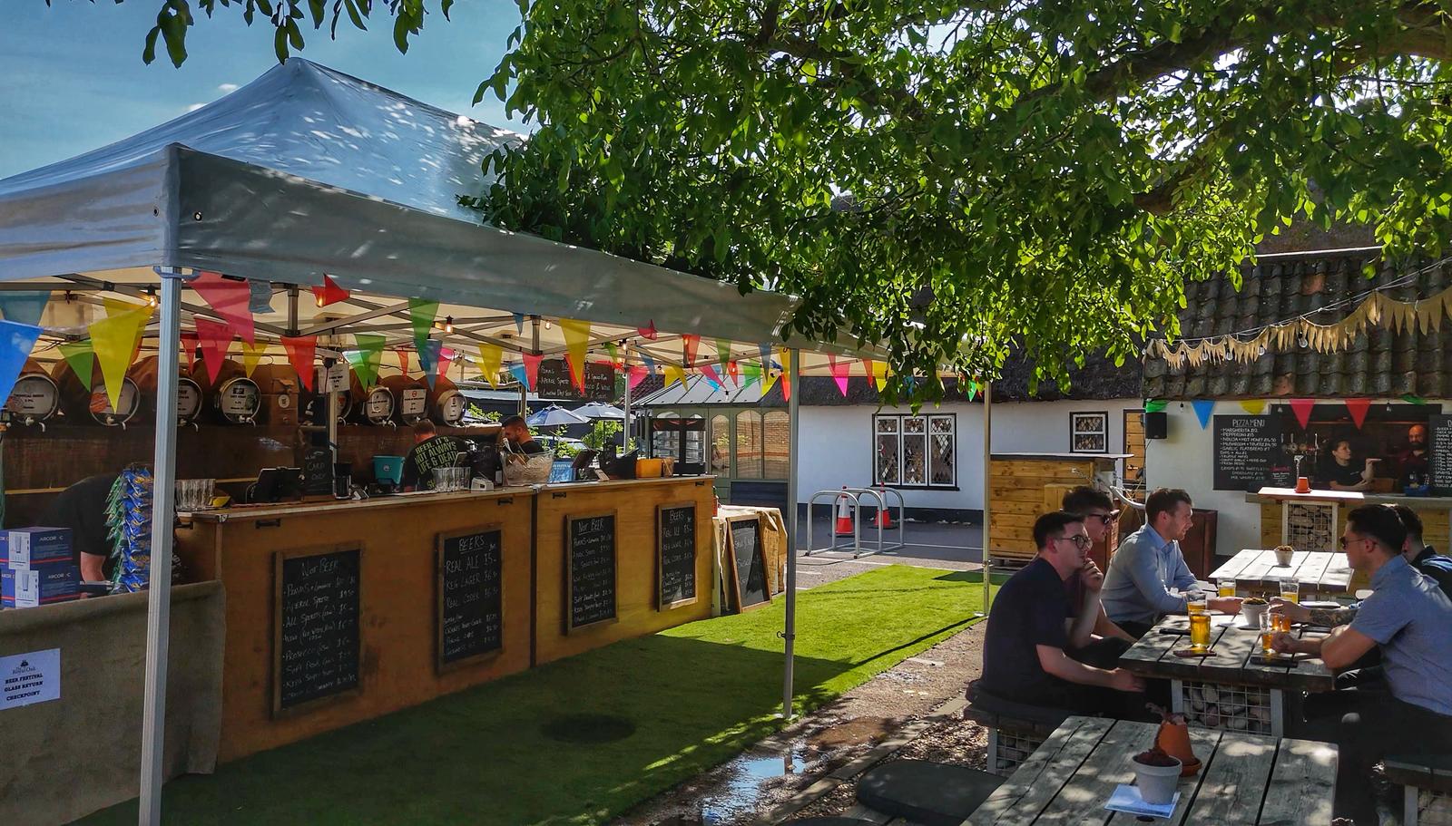 Photo from the The Royal Oak's Annual Beer Festival