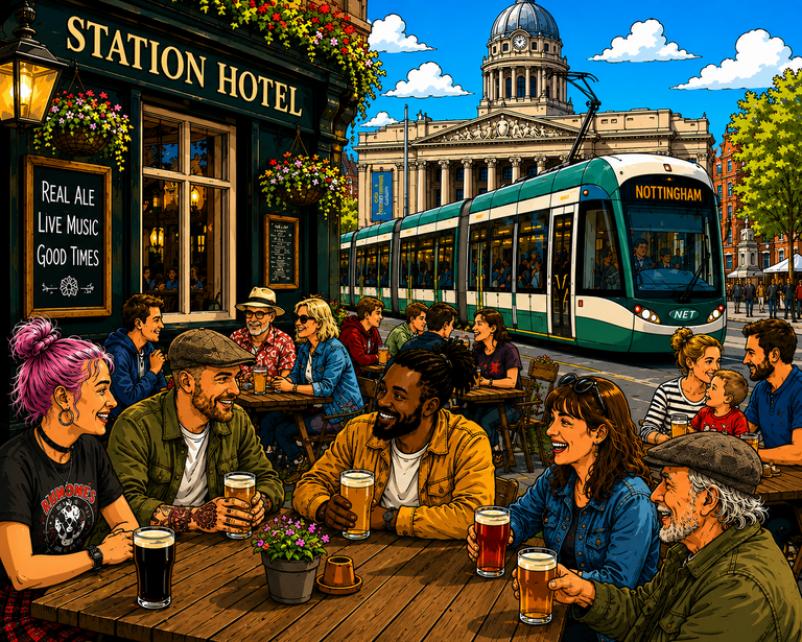Mansfield and Ashfield branch social - Ale By Tram