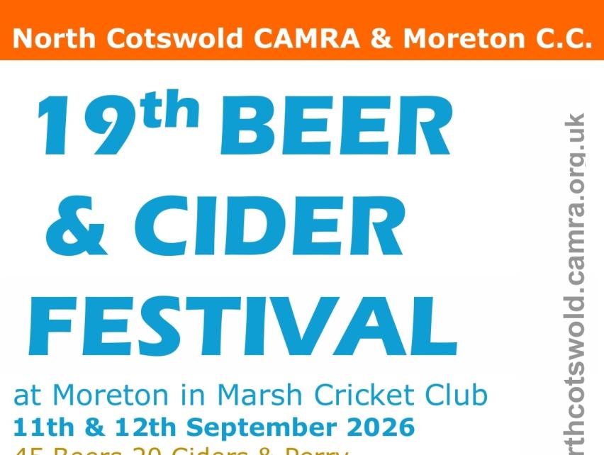 19th Moreton Beer and Cider Festival