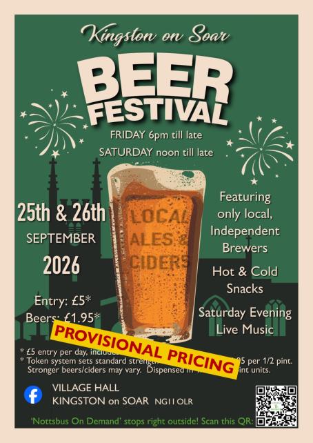 Kingston on Soar Beer Festival