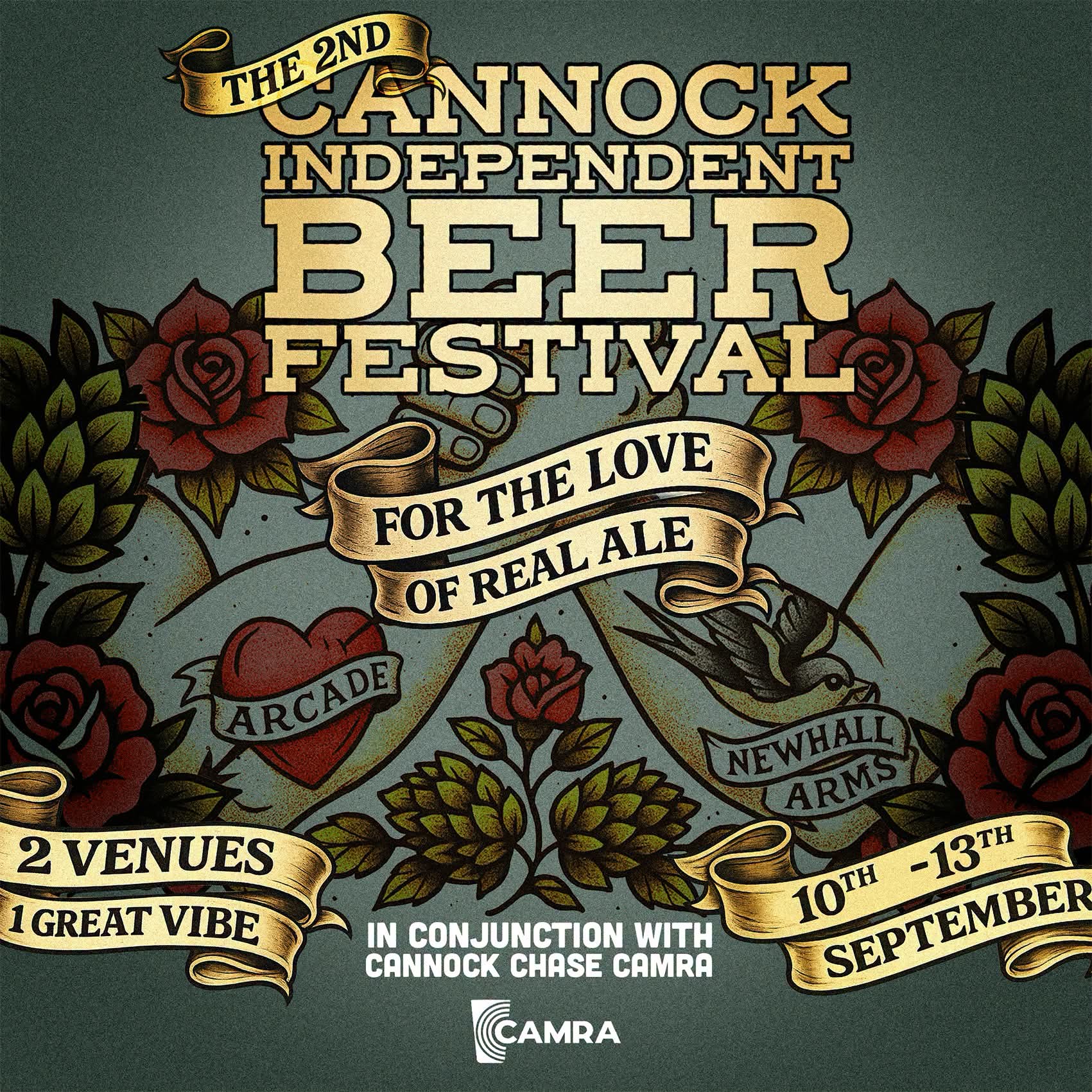 Photo from the Second Independent Cannock Beer Festival 