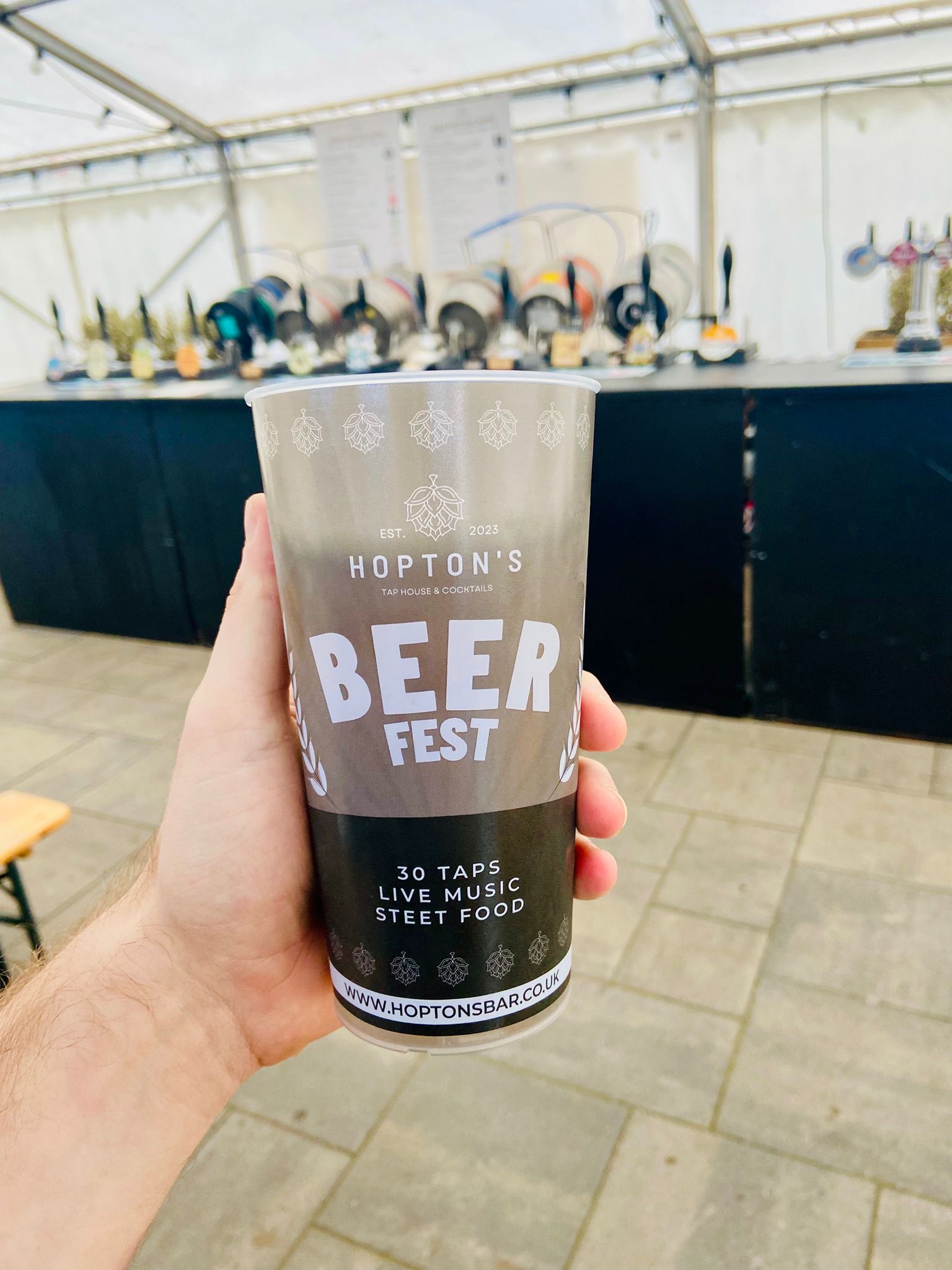 Photo from the Hoptons Beer Festival