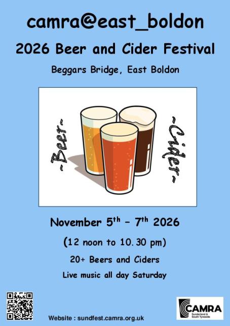CAMRA@East Boldon (Sunderland Beer & Cider Festival)