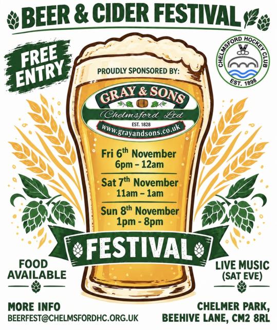 Chelmsford Hockey Club Beer Festival