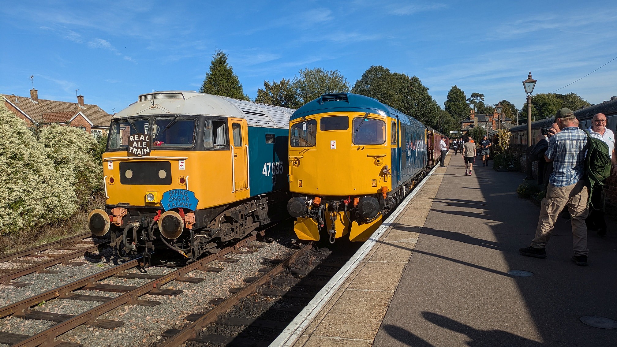Photo from the Essex Ale Train