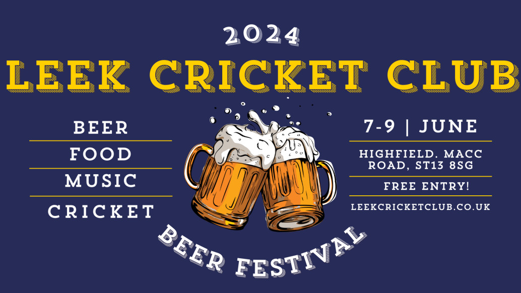 LEEK CRICKET CLUB BEER FESTIVAL